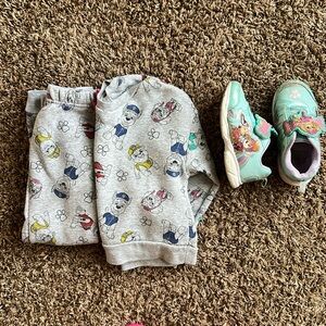 Paw Patrol Girls Size 5 T matching set